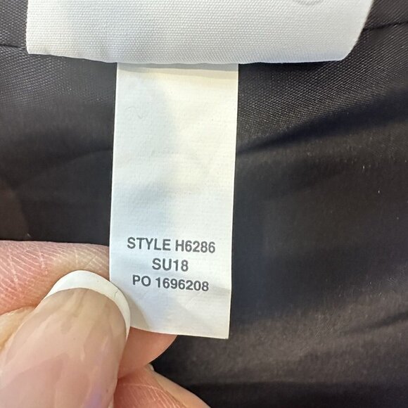 J Crew Women’s Navy Blue Long Sleeve Double Breasted Blazer Suit Jacket Size 8P - Picture 13 of 15